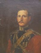 Victorian School, oil on canvas, Portrait of Colonel Guy Wyndham (1865-1941) in uniform, 66 x