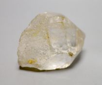 A naturally formed faceted rock crystal, collected before 1950, 13.5cmCONDITION: Provenance - T.