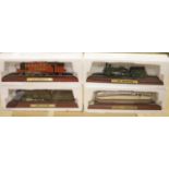 Three Hornby Railways/Royal Doulton collectors train packs and eight collectors models of