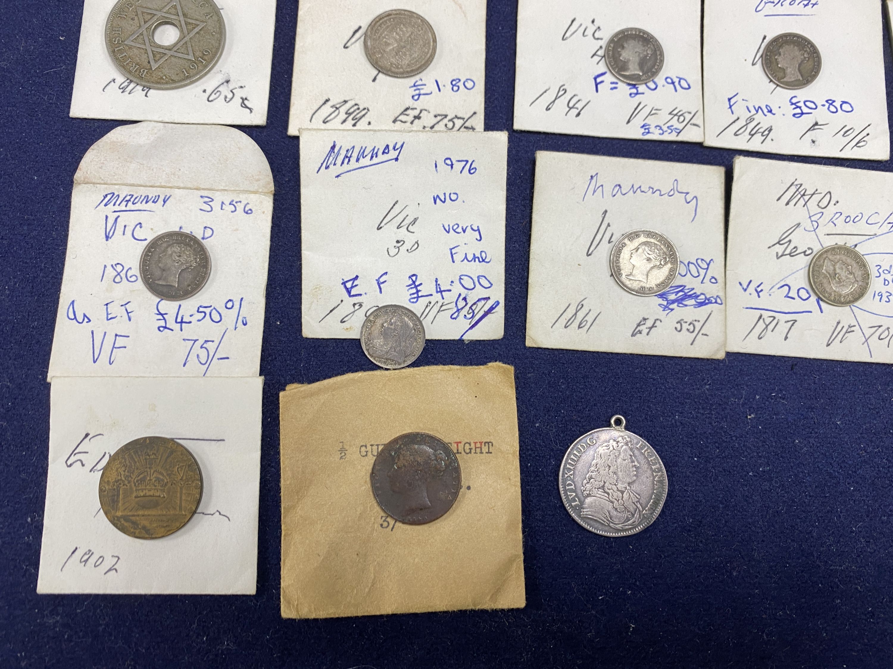 UK coins 16th-20th century, to include a Mary I groat, various maundy 2d - 4d, etc. together with - Image 10 of 10