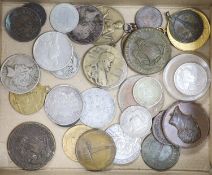 Assorted coins and medals