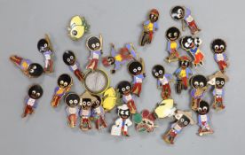 A group of Robinson's jam enamel and metal badges