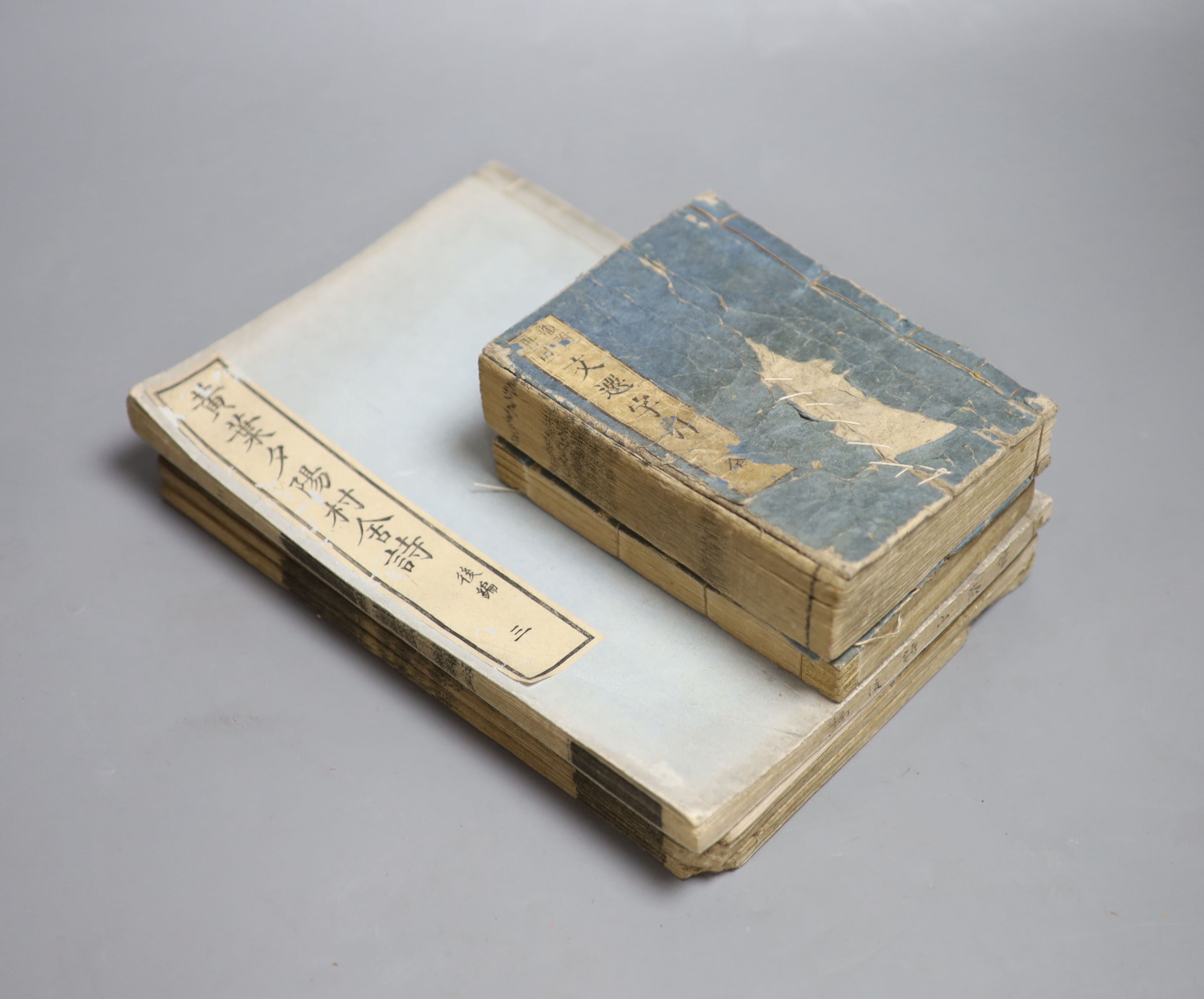 Six 19th/20th century Japanese books