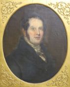 Victorian School, oil on canvas, Portrait of a gentleman, 54 x 44cm