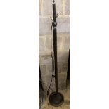 A standard lamp, height 155cm