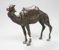 A bronze camel, height 13cm