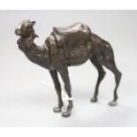 A bronze camel, height 13cm