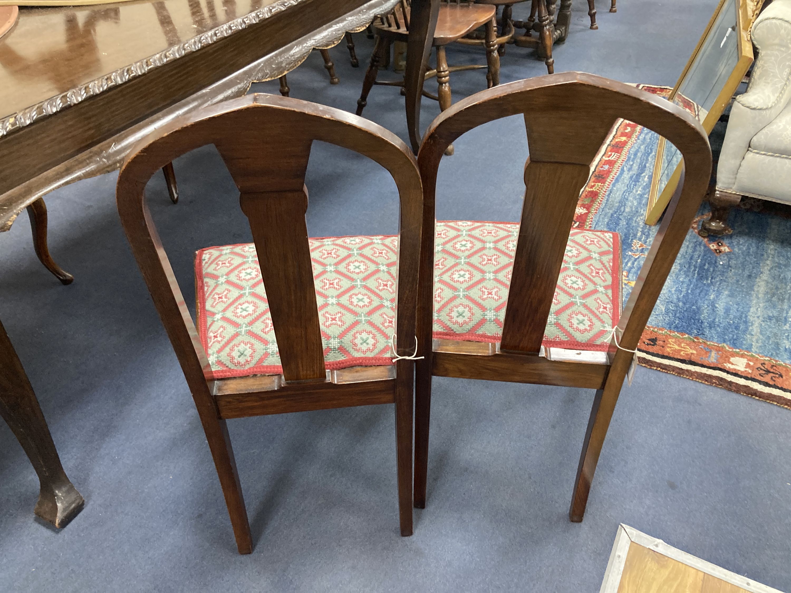 A pair of Art Deco dining chairs - Image 4 of 4