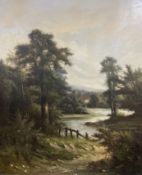 Frederick Edwin Bodkin (1845-?), oil on canvas, landscape, 76 x 81cm