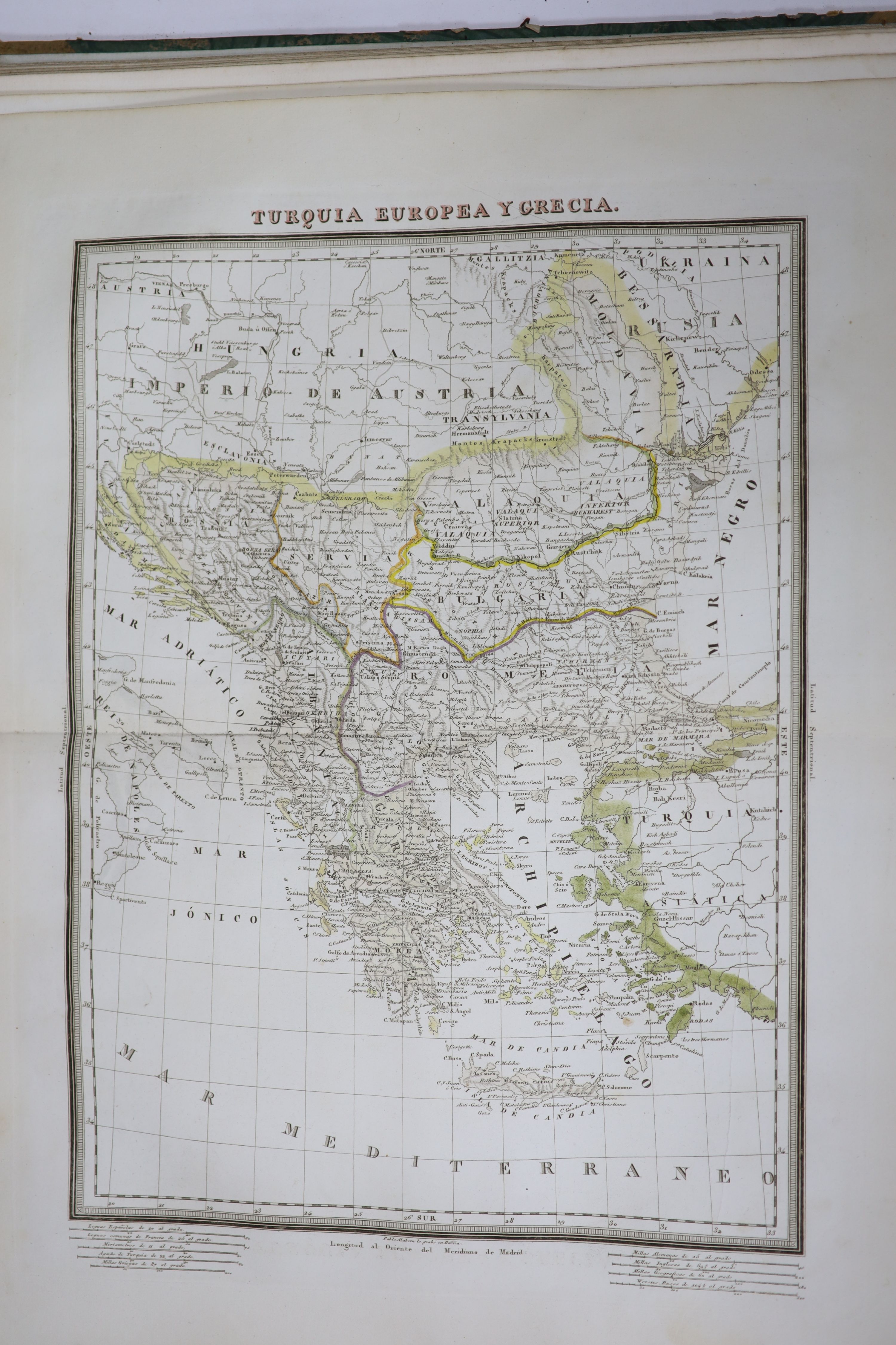 Torner (Jose) [Printer], Coleccion de Mapas Geograficos Antiguos y Modernos del Acreitado Tardieu - Image 2 of 3