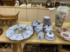 A Rorstrand 'East Indies' tea service with revolving stand