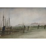William Minshall Birchall (1884-1941), watercolour, Rye, Sussex, signed and dated '22, 17.5 x 25.
