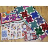 Four modern quilts