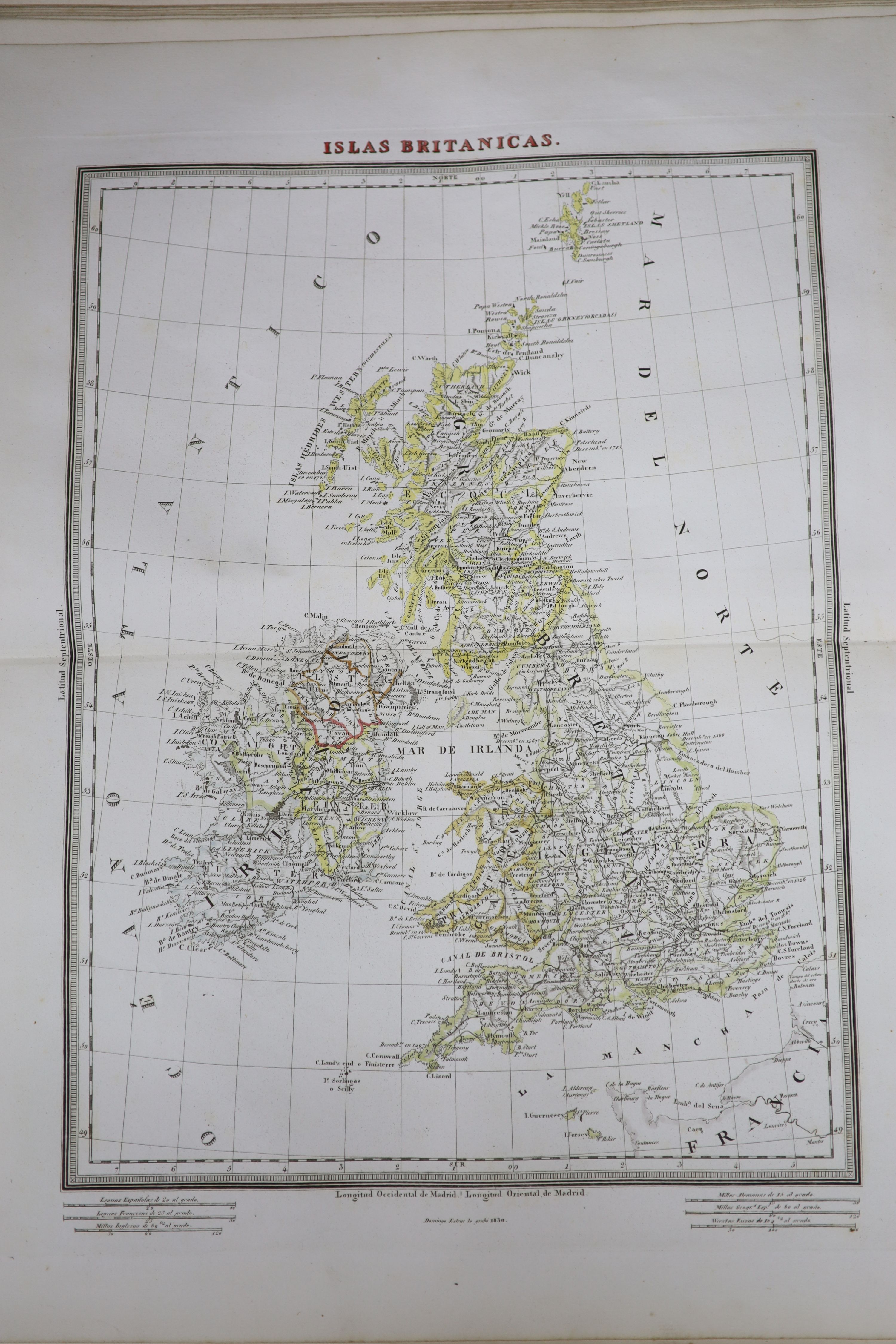 Torner (Jose) [Printer], Coleccion de Mapas Geograficos Antiguos y Modernos del Acreitado Tardieu - Image 3 of 3