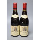Two bottles of Ruchottes-Chambertin 1987