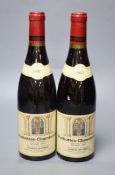 Two bottles of Ruchottes-Chambertin 1987