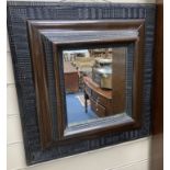 A Dutch style wall mirror, width 49cm, height 53cm