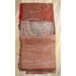 A 19th century Paisley shawl and two part Paisley shawls