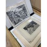 A folio of assorted engravings and lithographs