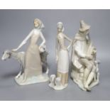 Three assorted Lladro figures