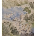 Anna Pugh, etching, 'Camargue I', signed in pencil, 68/150, 30 x 26cm