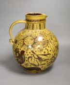 A pottery Harvest jug, dated 1971, made by Harry Juniper of Bideford, 1971, height 29cm