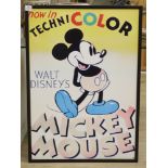 A Mickey Mouse poster