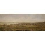 After James Lambert (1725-1788), coloured lithograph, 'A Perspective View of Brighthelmston, and