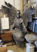 A composition and fabric theatrical figure "The Angel of Death" formerly modelled for Glyndebourne