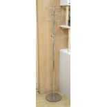 A Frost chromium hat and coat stand, height 170cm