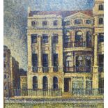 Colin Murray (b.1936), oil on canvas board, Georgian and Regency facade, Brighton, signed and