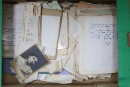A collection of autographed letters from 19th and 20th century