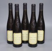 Five bottles of Domaine Philippe Delesvaux Coteaux du Layon Selection de Grains Nobles, 2001, 50cl