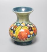 A small Moorcroft flambe leaf and berry vase, height 9cm