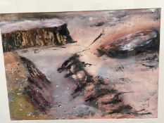 Niamh Collins (1956-), oil on paper, 'Wright Valley', signed and dated '91, 51 x 70cm