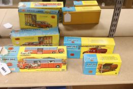 Four Corgi Chipperfield Circus boxed models, including No.19, Land-Rover with Elephant and Cage on