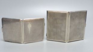 An early 20th century engine turned silver cigarette case, S. Blanckensee & Co Ltd, Chester, ??,