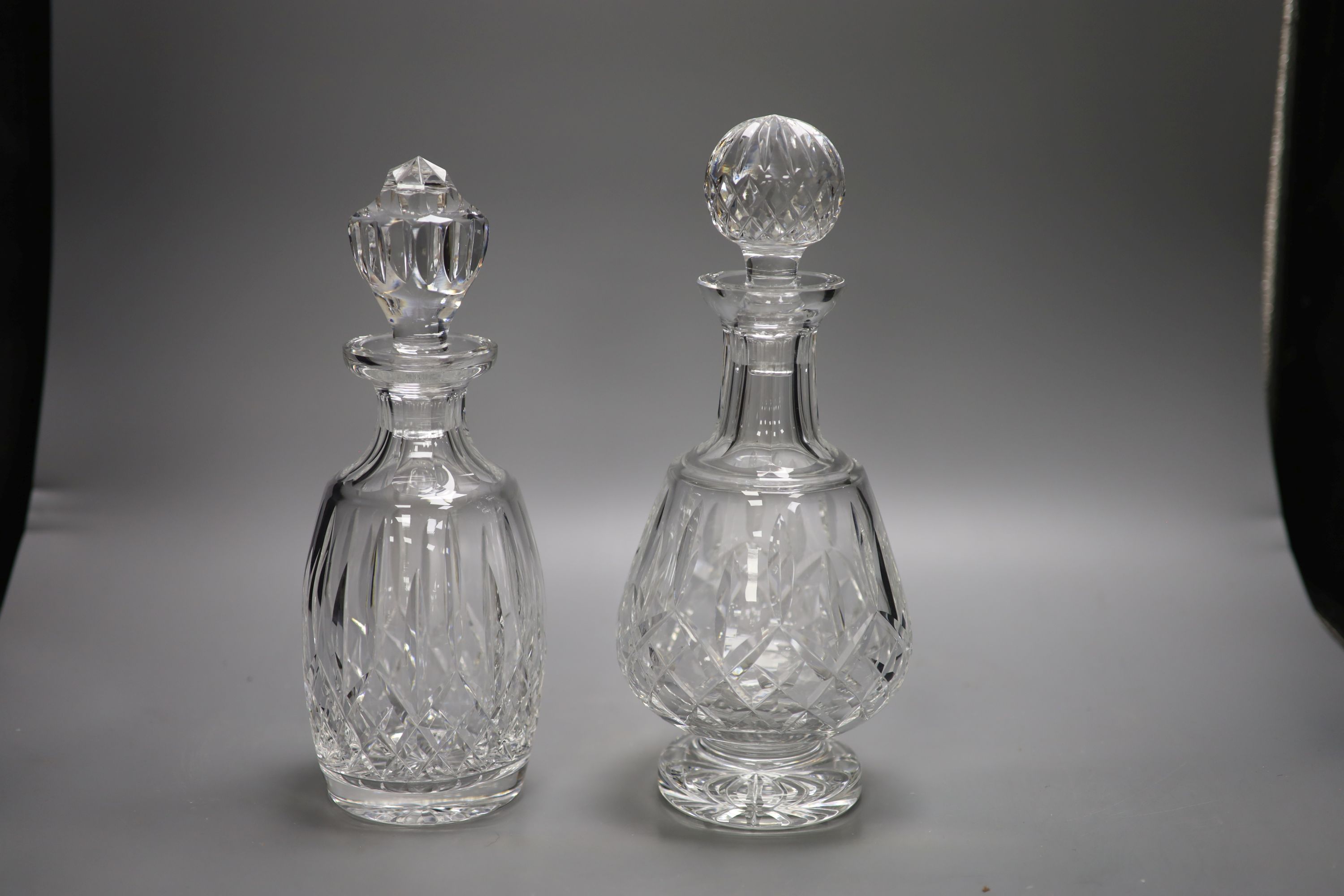 Two Waterford crystal decanters and stoppers, height 30cm - Image 2 of 3