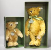 Two Harrods musical bears, two boxed, one certificate