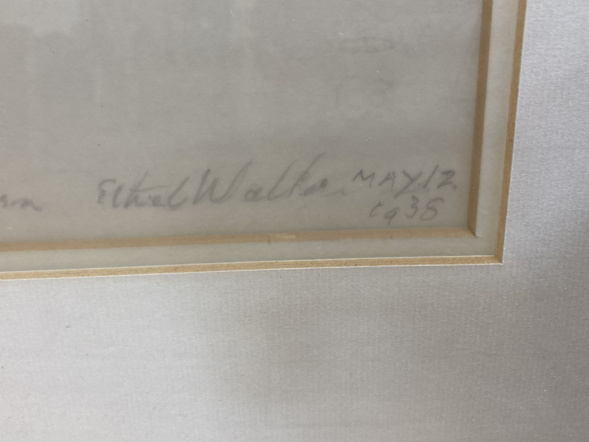 Dame Ethel Walker (1941-), pencil drawing, A Russian dancer, inscribed by the artist 'To Ursula - Bild 3 aus 4