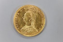 A Victoria 1887 sovereign