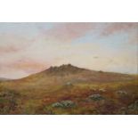 A. Carder, oil on canvas board, Moorland scene, signed and dated 1921, 24 x 34cm
