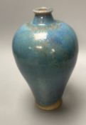 A Chinese flambe vase, height 23.5cm