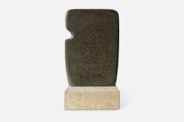 Bernard McGuigan (b.1956) A Walk in the Woods, 2016-17 sandstone on wood base58 x 35 x 22 cm