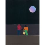 Tom Hammick (b.1963) Moonlight (3rd Sea Interlude), 2018 Edition variable reduction woodcut