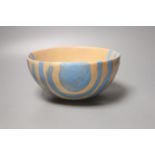 Quentin Bell. A hand painted earthenware bowl, 10cm high