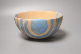 Quentin Bell. A hand painted earthenware bowl, 10cm high