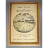 Rosenwater, Irving – A Portfolio of Cricket Prints: a nineteenth century miscellany, 8 coloured