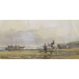 George Hamilton Constantine (1878-1967), watercolour, Fraserburgh, signed, 25 x 45.5cm.