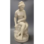 A composition classical figure of a nude, signed Dal Torrione, height 61cm